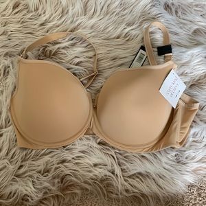 Curvy Couture Tan Bra